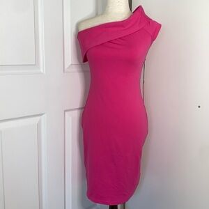 Susana Monaco one shoulder dress size Small